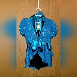 Sparkling Blue Sequin Jacket